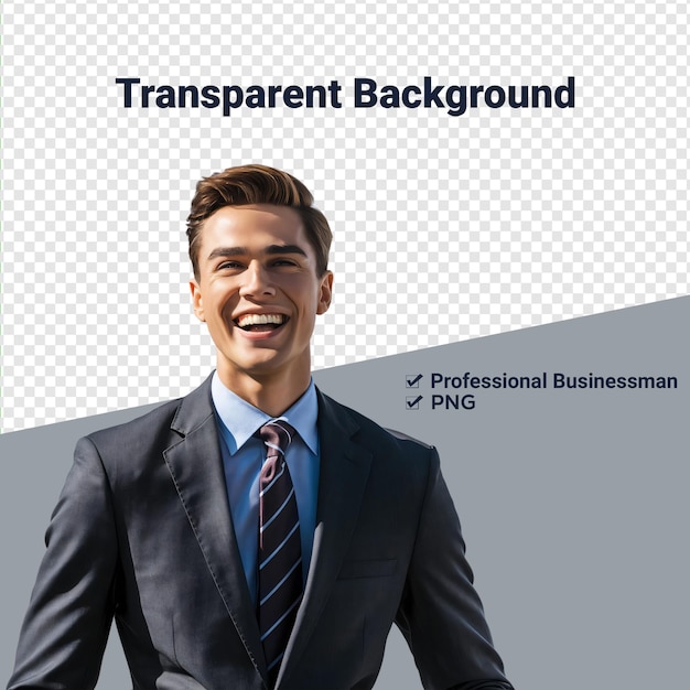 Homem de negócios profissional com antecedentes transparentes PNG