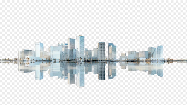 PSD l'horizon de la ville d'irvine