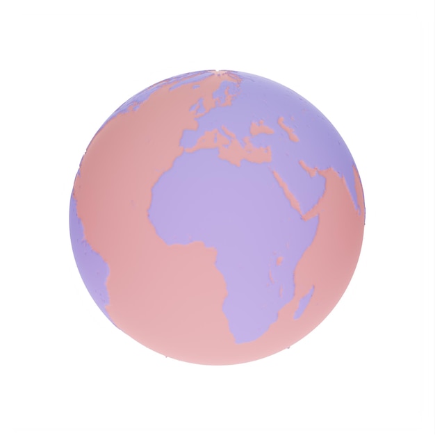 icône 3d globe