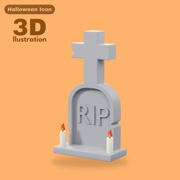 Icône 3D pour Halloween