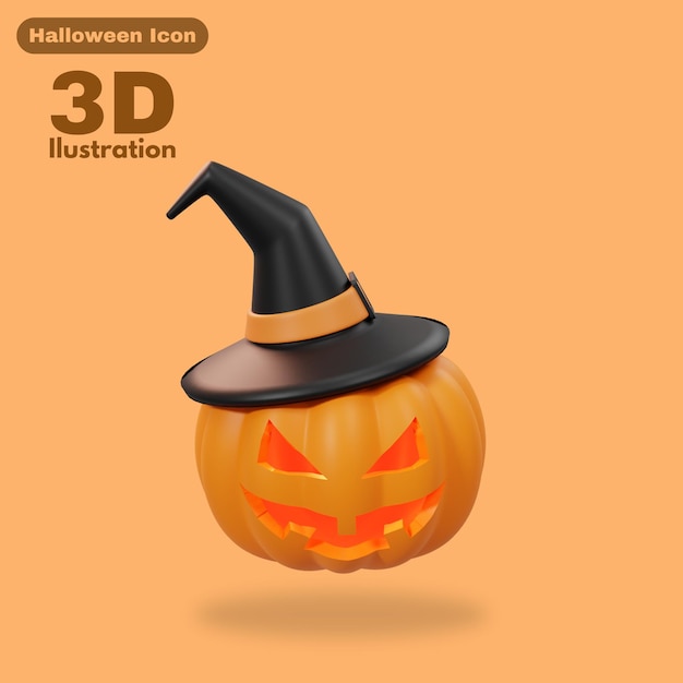 Icône 3D pour Halloween