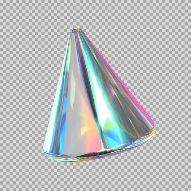 PSD icône de diamant dynamique en cône 3d