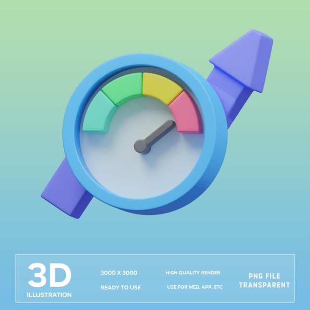 Illustration 3D de l'augmentation de la productivité par PSD