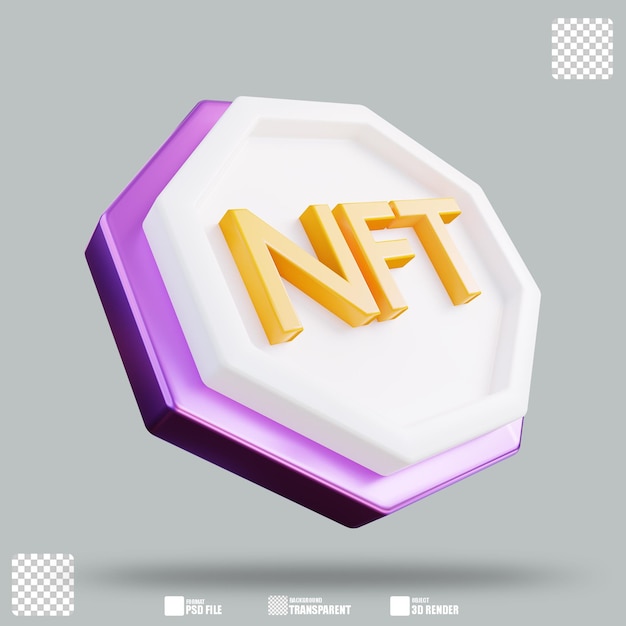 Illustration 3D NFT Logo 2