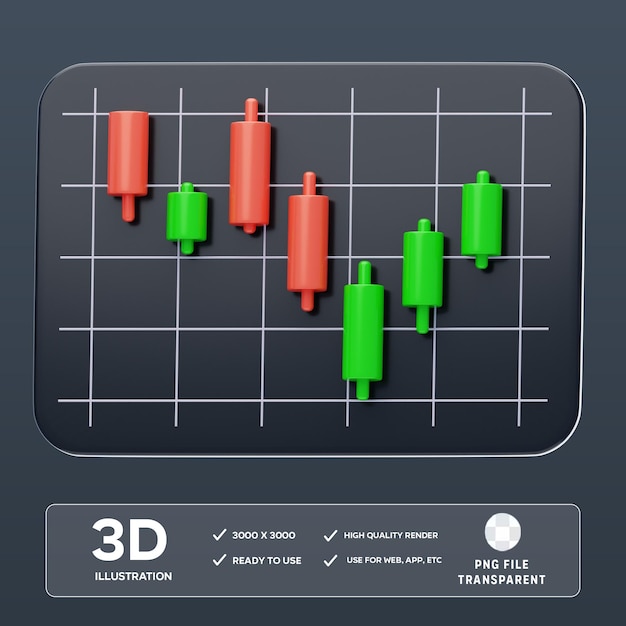 PSD ilustração 3d do contra-ataque de psd