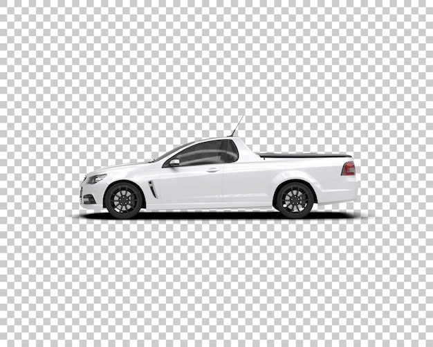 PSD ilustração de renderização 3d de carro realista isolado no fundo