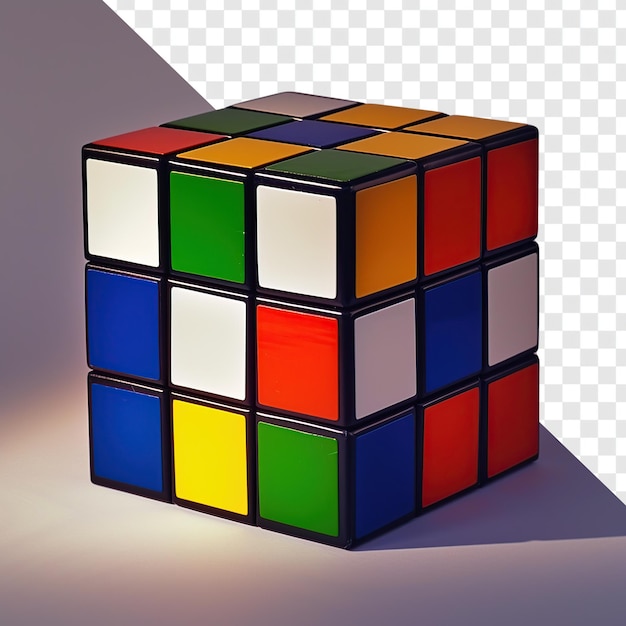 PSD ilustração do ciclo de vida do cubo de rubik