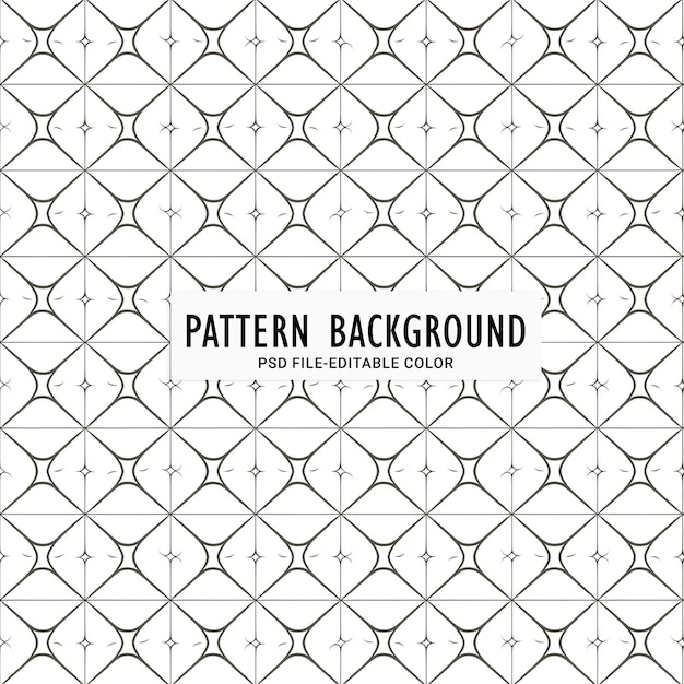 PSD intricate line art pattern per il branding professionale