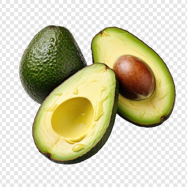 Isolare Avocado Style Png con sfondo bianco Illustrazione generativa IA