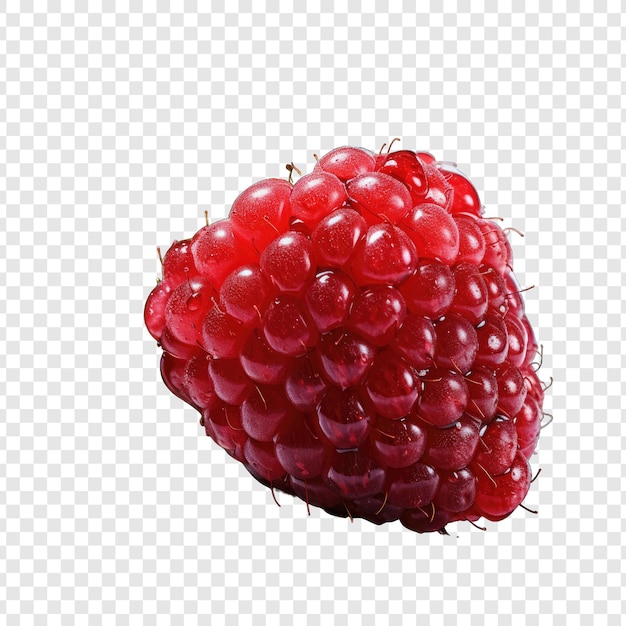 PSD isoler le style raspberry png avec un fond blanc ia génératif de dessins animés