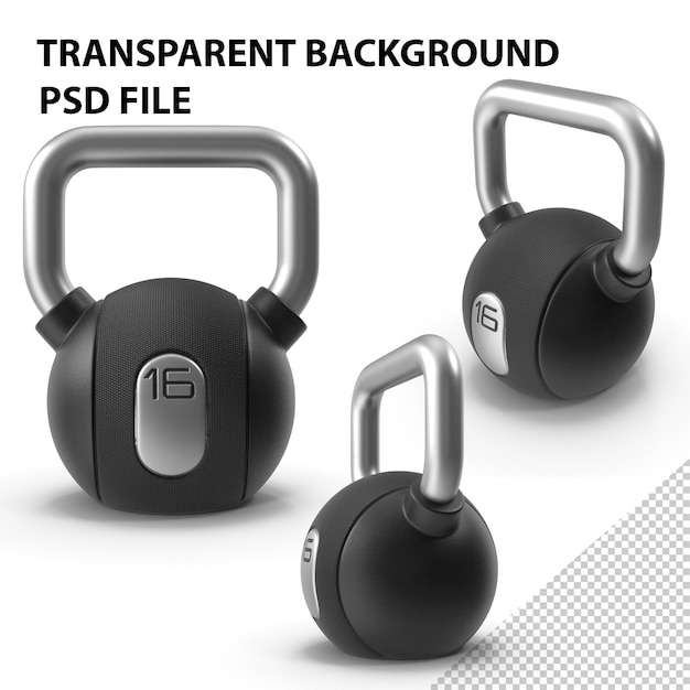 PSD kettlebells 16 kg png