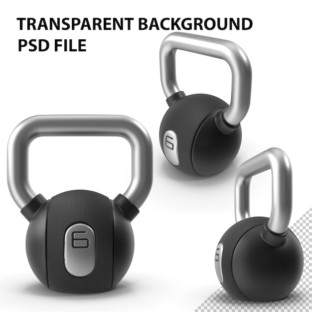 PSD kettlebells 6 kg png