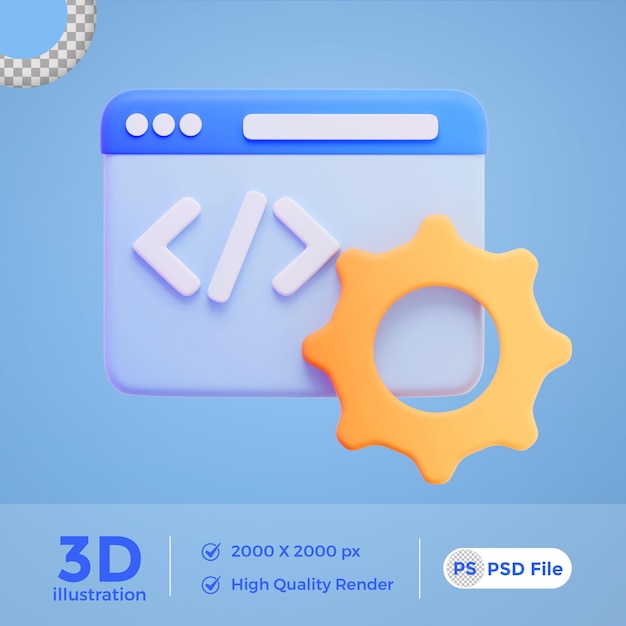 PSD kostenloses 3d-webelement im psd-format, hochwertiges rendering im png-format