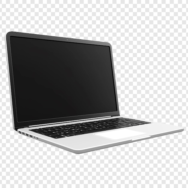 PSD laptop-mockup mit elegantem und modernem design