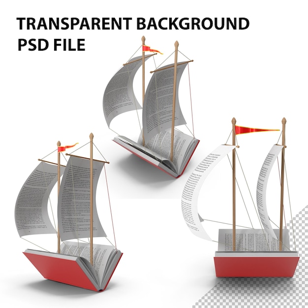 PSD livre de navigation en png