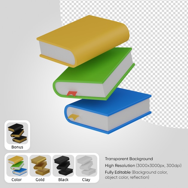 Livres 3d