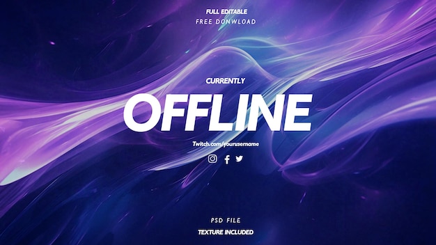 PSD lo sfondo di twitch