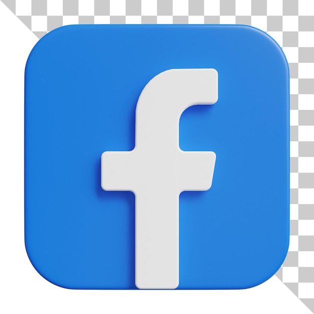 Logo 3d de médias sociaux