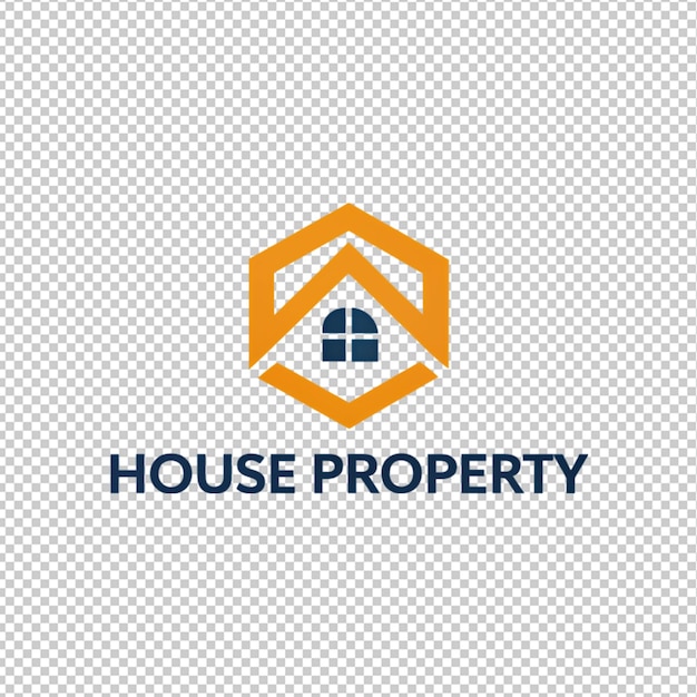 PSD logo de la maison sur fond transparent