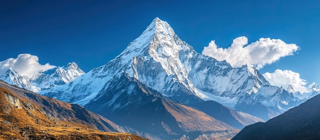 PSD majestic mountain peak (majestätischer berggipfel)