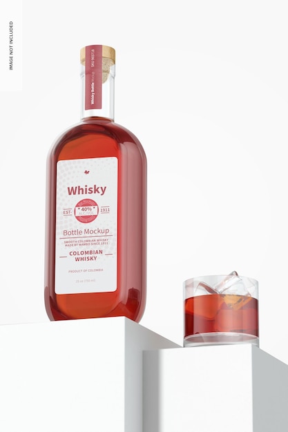 Maquette de bouteille de whisky, Low Angle View