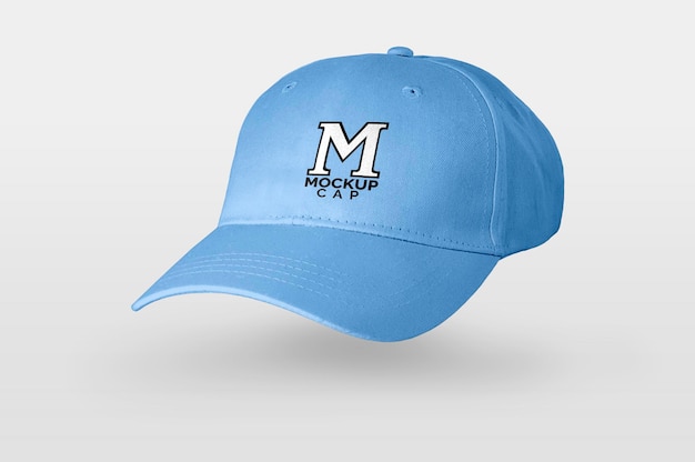 Maquette de casquette bleue