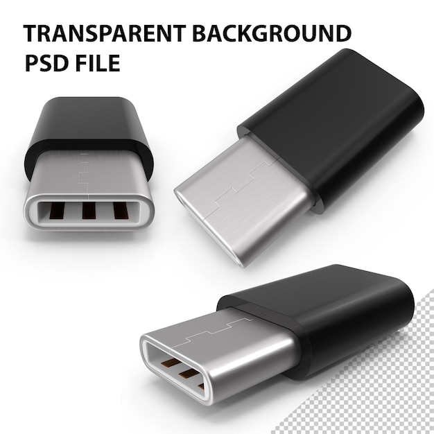 PSD microusb vers le type c