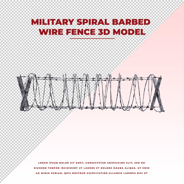 PSD militärischer spiralförmiger stacheldrahtzaun