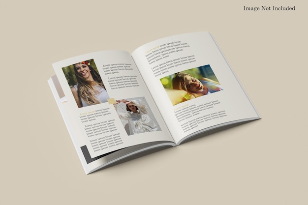 Mockup di catalogo Magazine