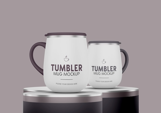 Mockup di tazza tumbler