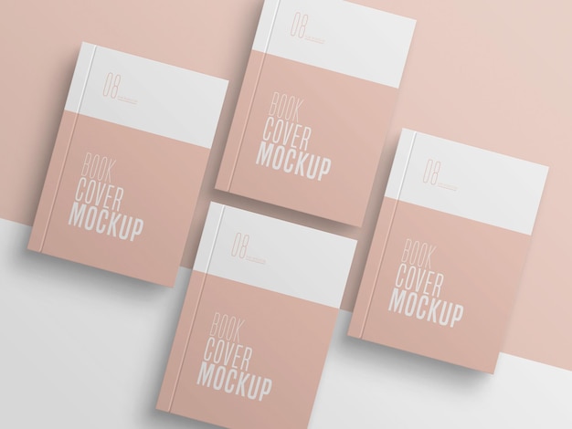 Mockup múltiplo de capa de livro