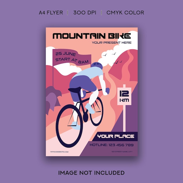 PSD mountainbike-flyer