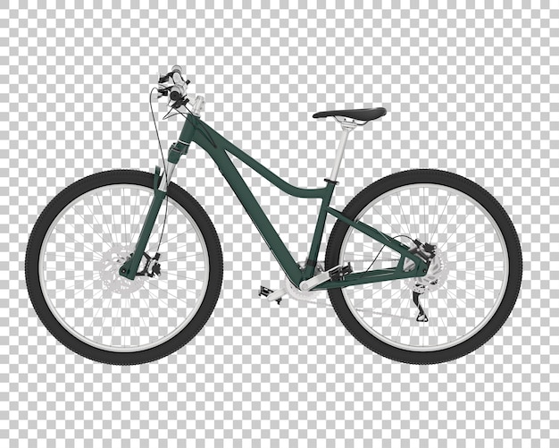 PSD mountainbike isoliert auf dem hintergrund 3d-rendering-illustration