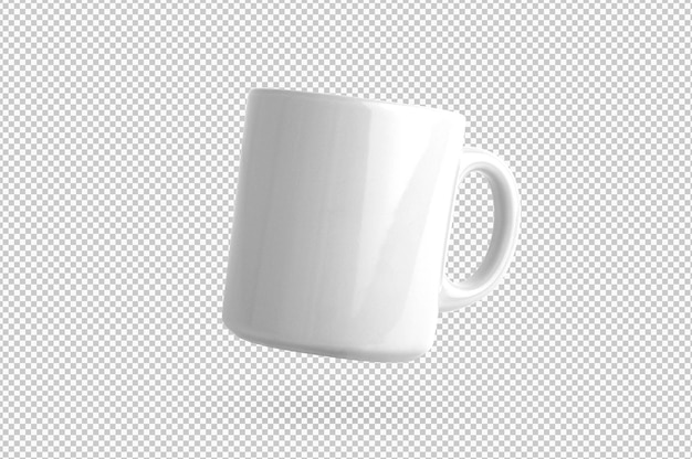 Mug blanc isolé