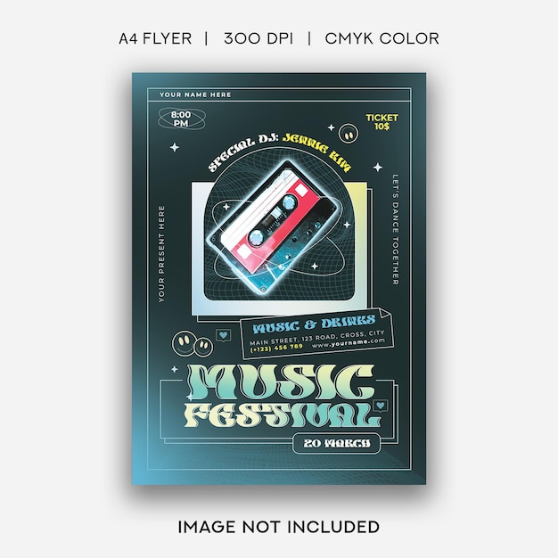 Musikfestival Flyer