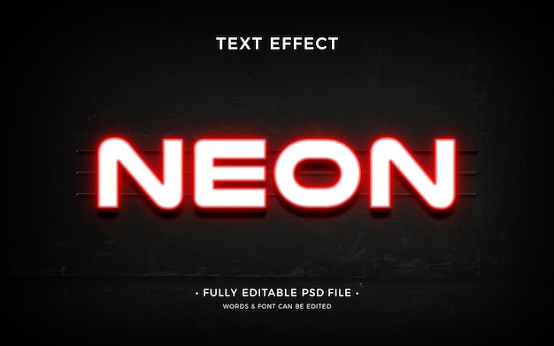 Neon-Text-Effekt