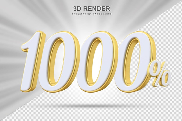 PSD oferece 1000% de ouro em 3d