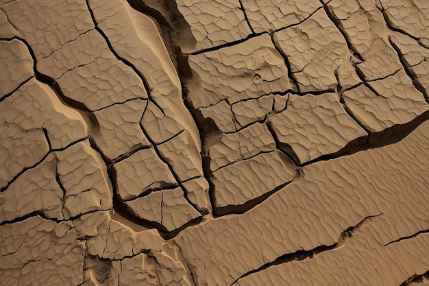 PSD ondas de areia dourada brilham sob a luz quente do sol