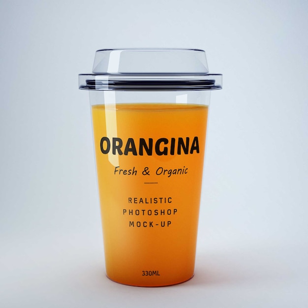 Orangensaft MockUp