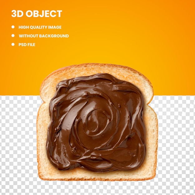 PSD pane al file psd con pasta al cioccolato