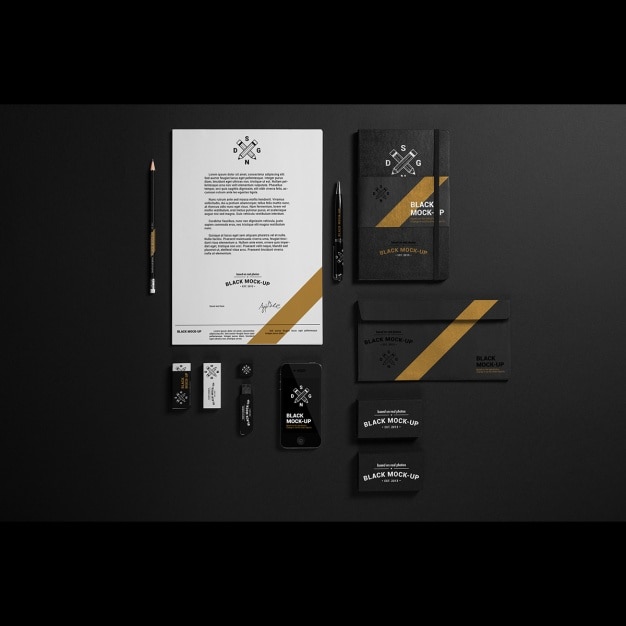 papelaria mock up projeto