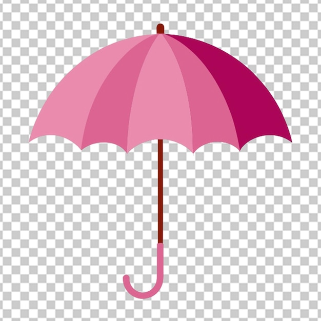 un parapluie rose réaliste