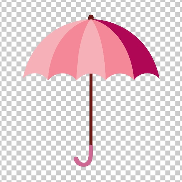 un parapluie rose réaliste