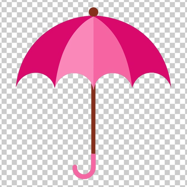 un parapluie rose réaliste