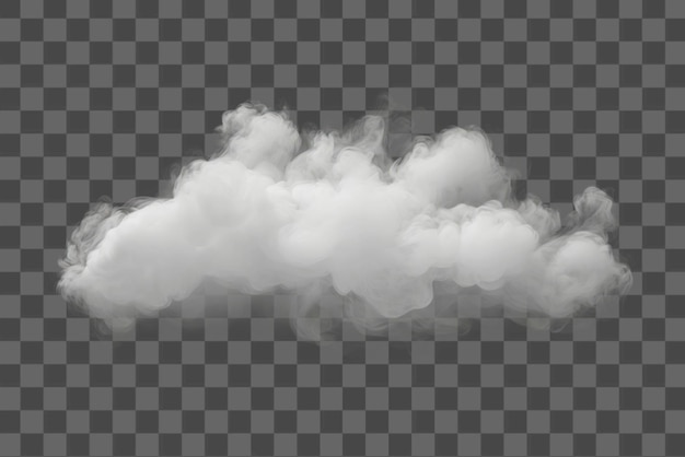 PSD png nuage carré blanc fumée fond noir généré par l'ia image par rawpixel