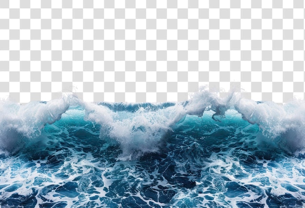 PSD png vagues plus élevées frontière extérieure nature du tsunami