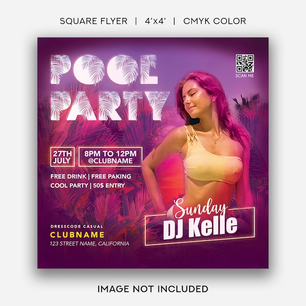 Poolparty-Flyer