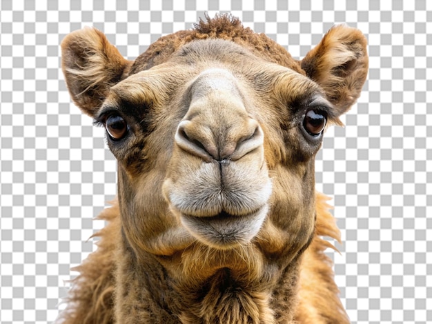 Portrait de camel transparent à l'arrière