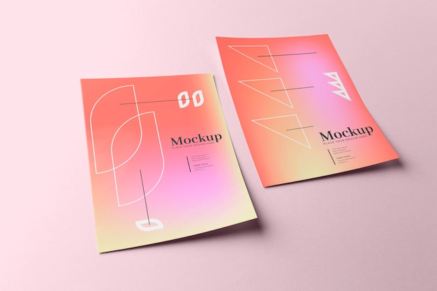 Poster- und Flyer-Mockup-Design