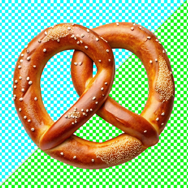 PSD pretzel em fundo transparente